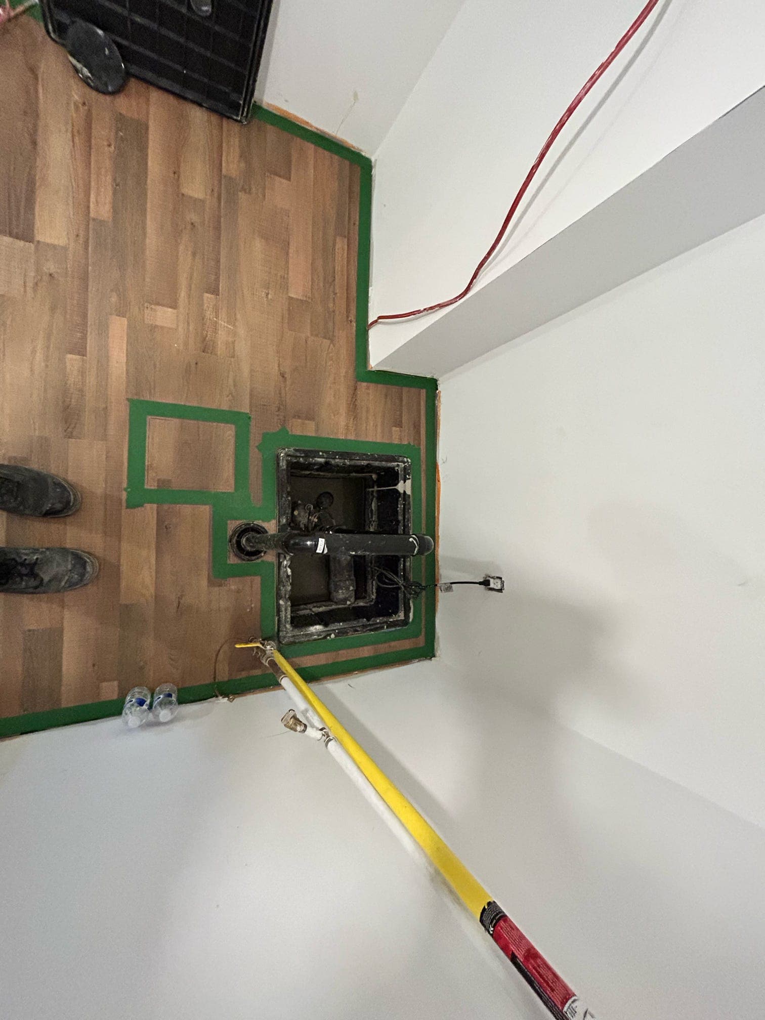 Plomberie — puisard et drain de sol en sous-sol